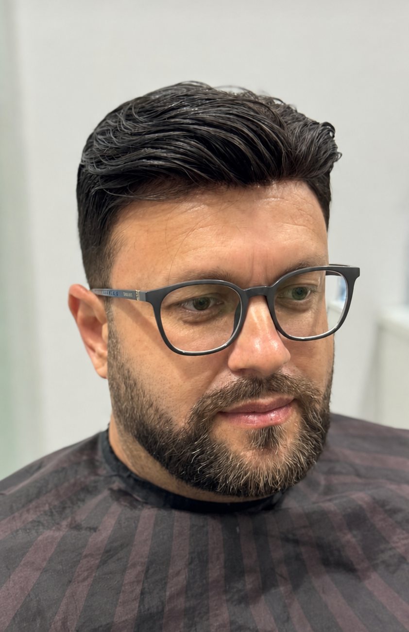 Diferença entre prótese capilar mal colocada e bem aplicada